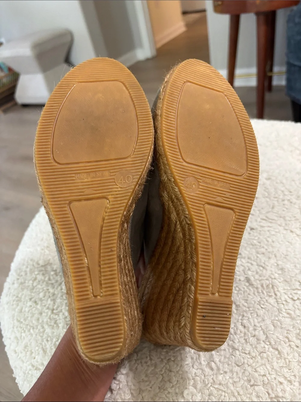 VISCATA BARCELONA ESPADRILLE WEDGES Size 40 made in Spain